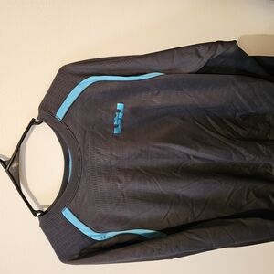 Black and Blue Long Sleeve Shirt